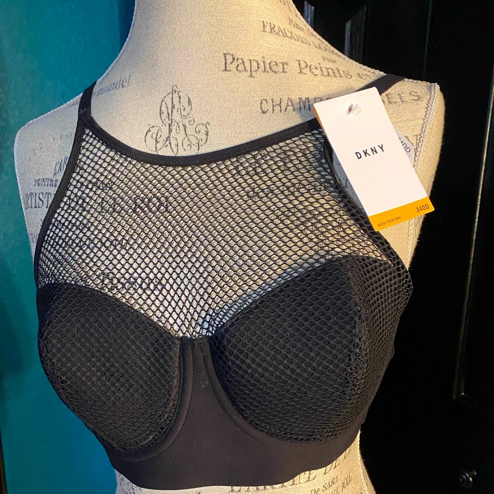 NWT DKNY mesh underwire bra 34DD